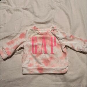 Baby Gap Pink Tie Dye Sweater Size 3-6M